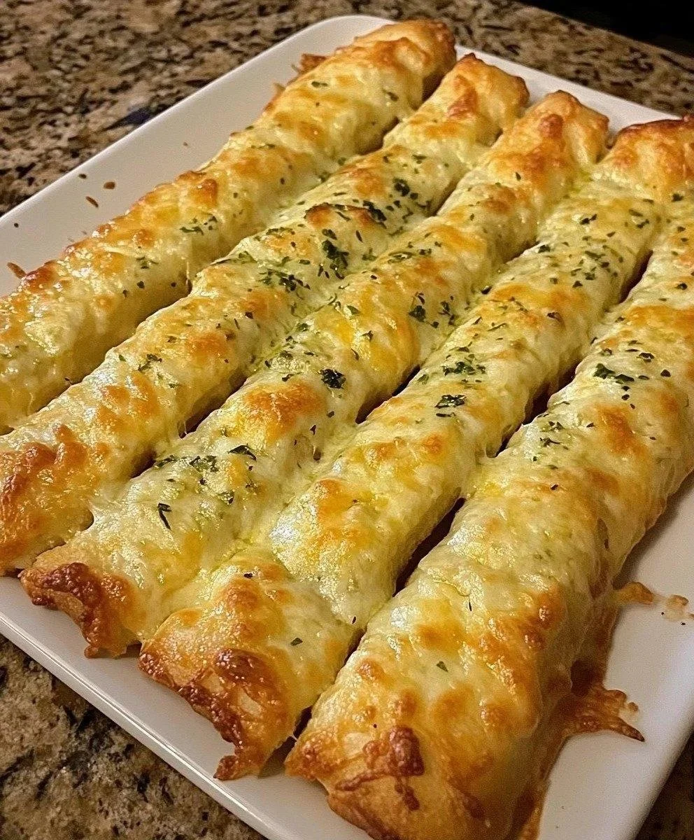 Palitos de Pan con Ajo y Queso, un aperitivo delicioso y aromático
